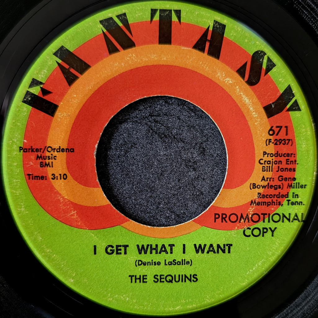 The Sequins-Anyone can see/I get what I want