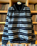 Charlie Brown Sarape Bomber Jacket - Gray & Black