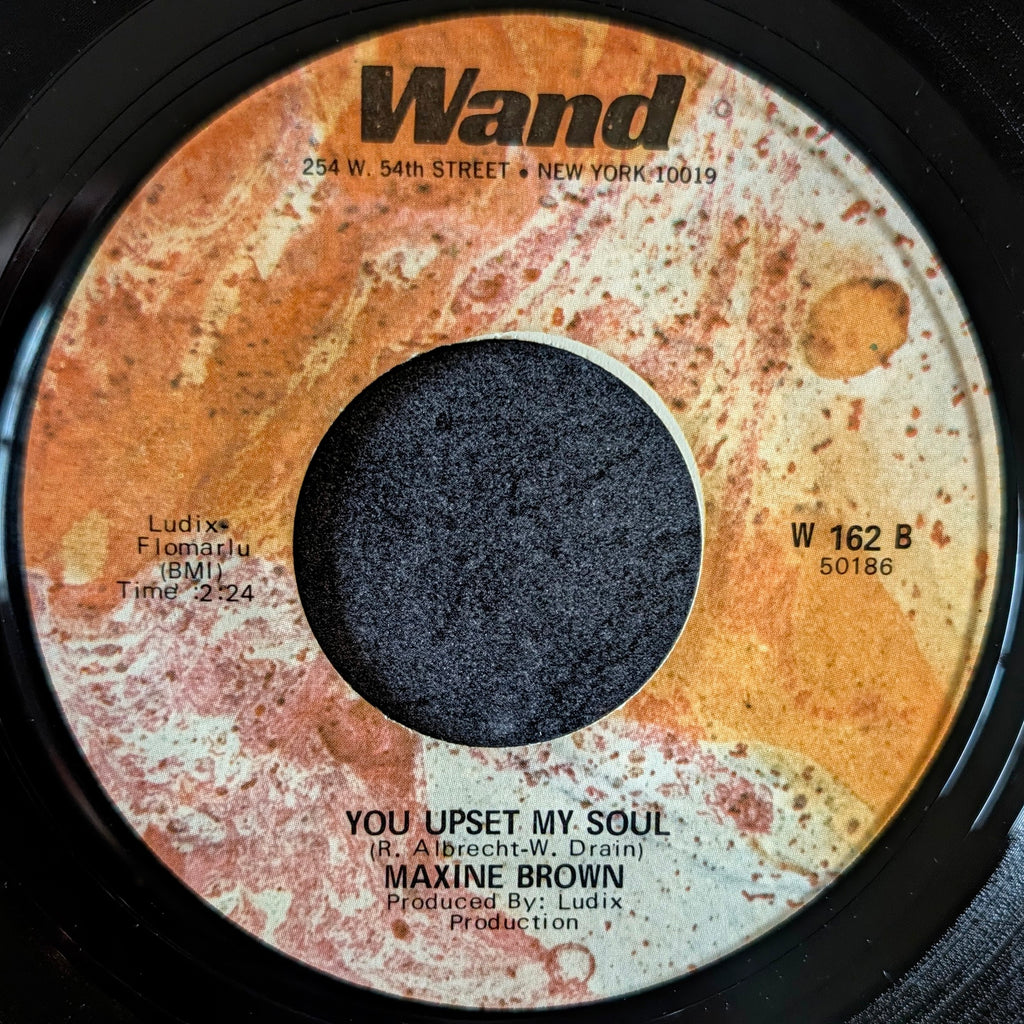 Maxine Brown-Oh No Not Me Baby/ You upset my soul