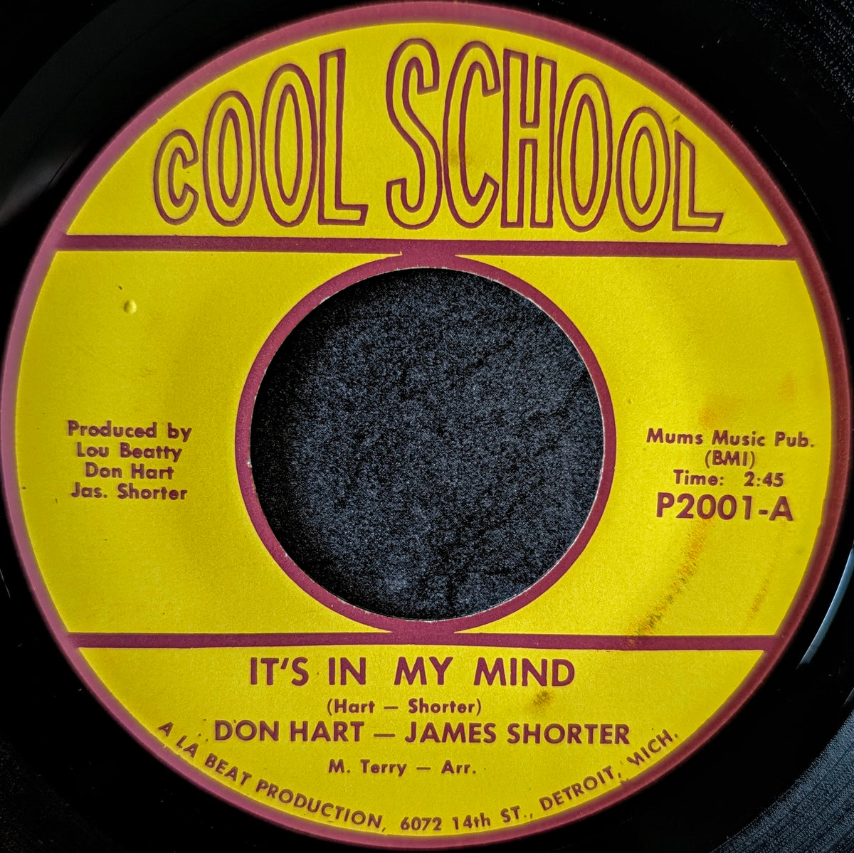 Don Hart-It's in my mind/ Come here baby