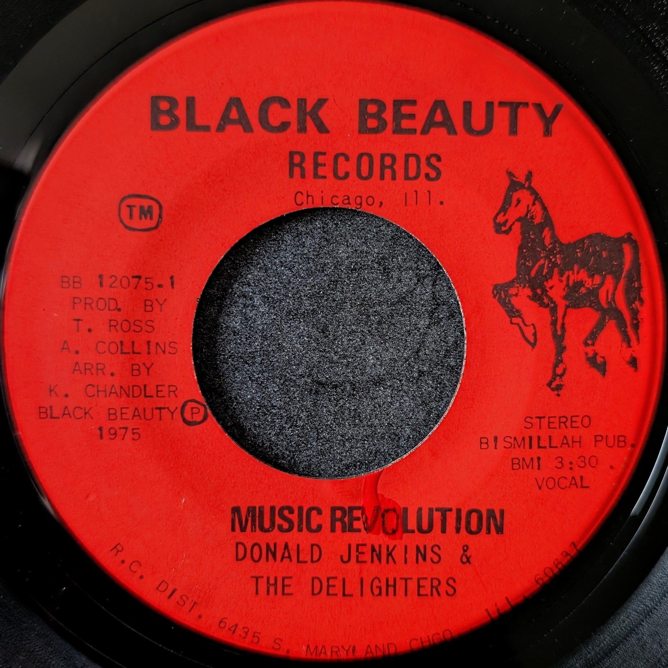 Donald Jenkins & The Delighters-Music revolution/ My Lucky day
