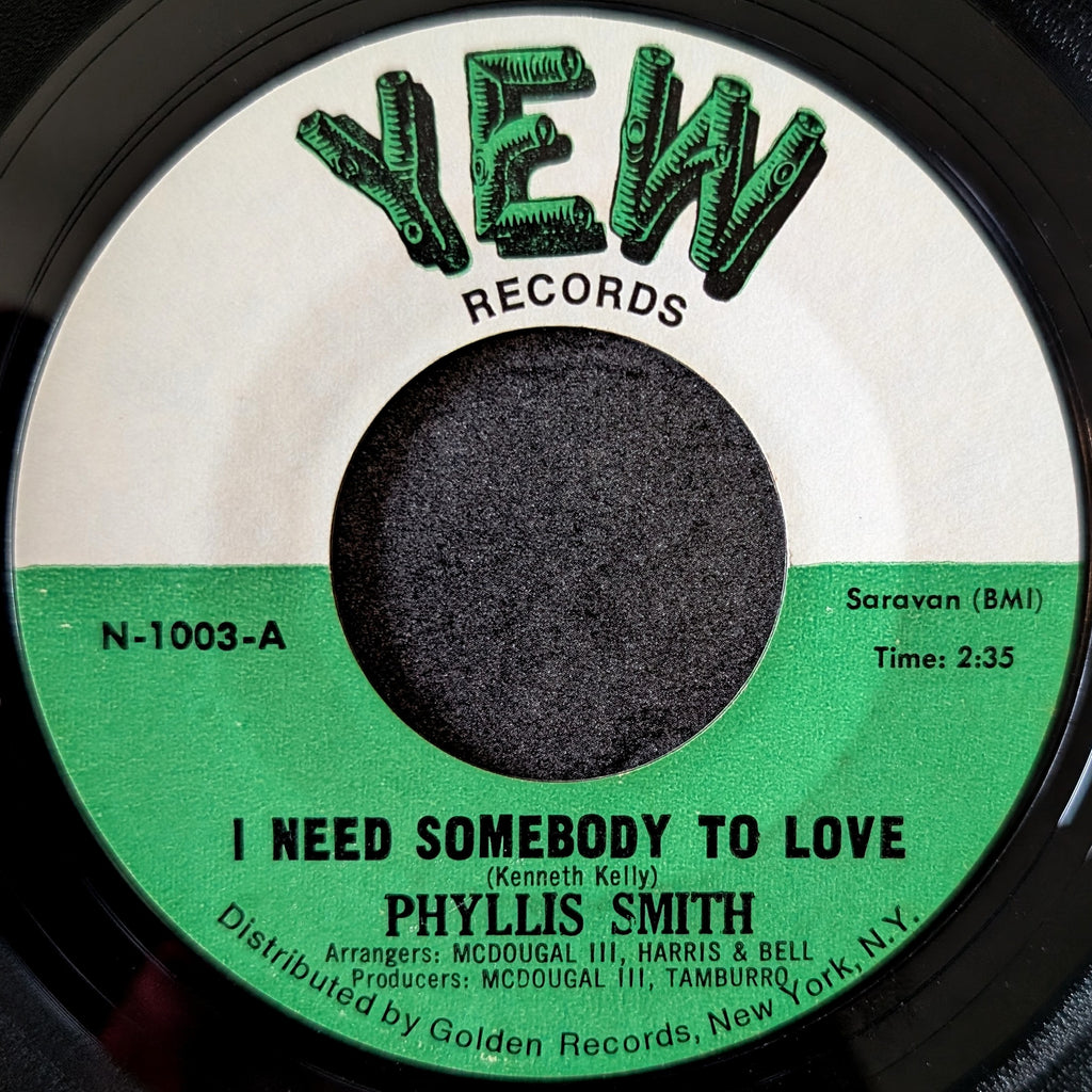 Phyllis Smith-I need somebody to love/ The feeling is gone