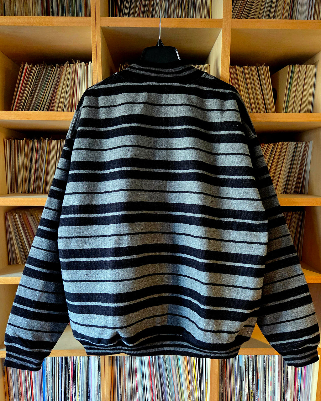 Charlie Brown Sarape Bomber Jacket-Gray & Black