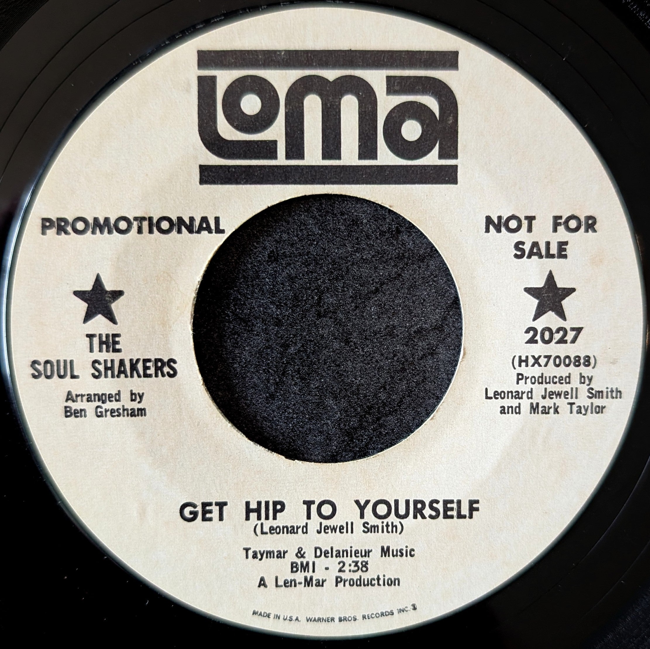 The Soul Shakers-Get hip to yourself/ The Cold letter