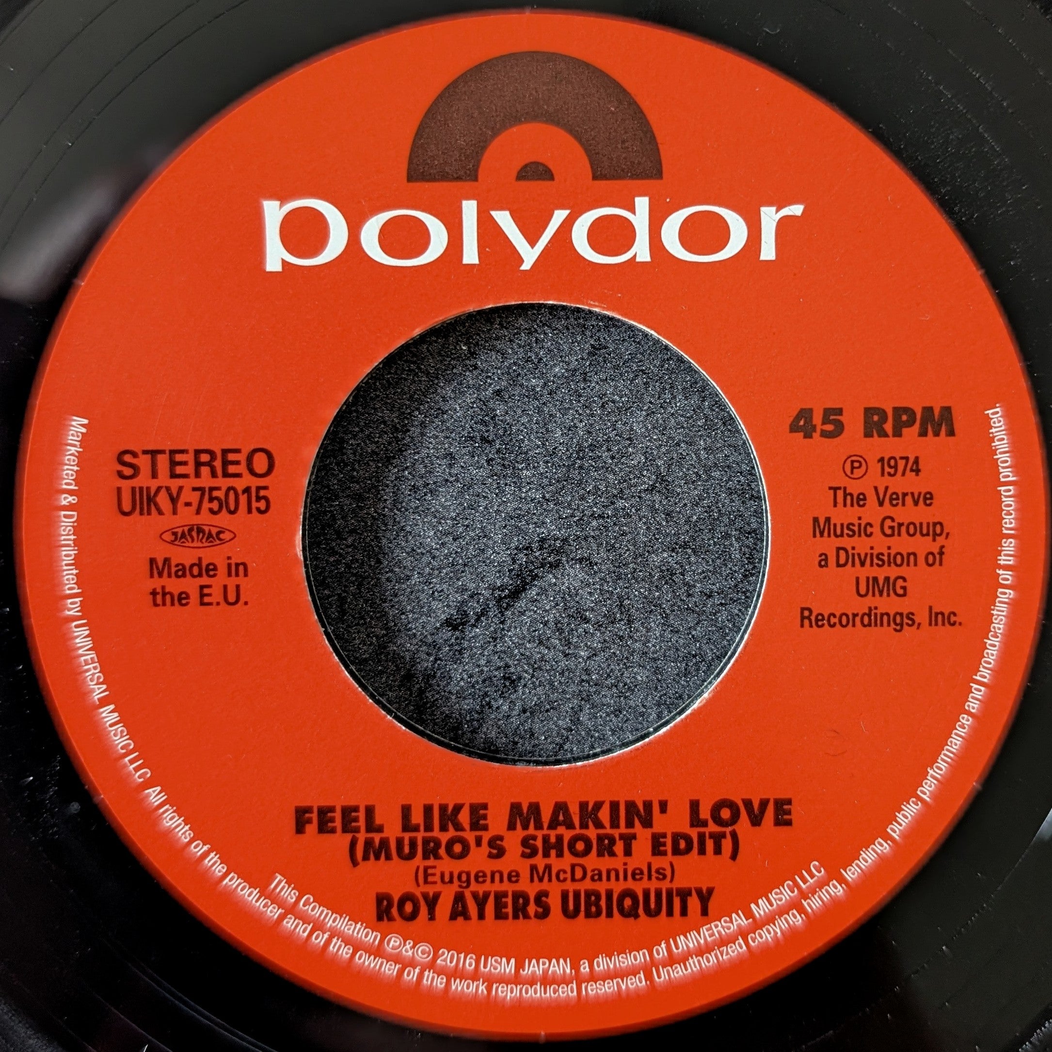 Roy Ayers Ubiquity-Monk Higgins-Feel like makin’ love/ Little Green Apples