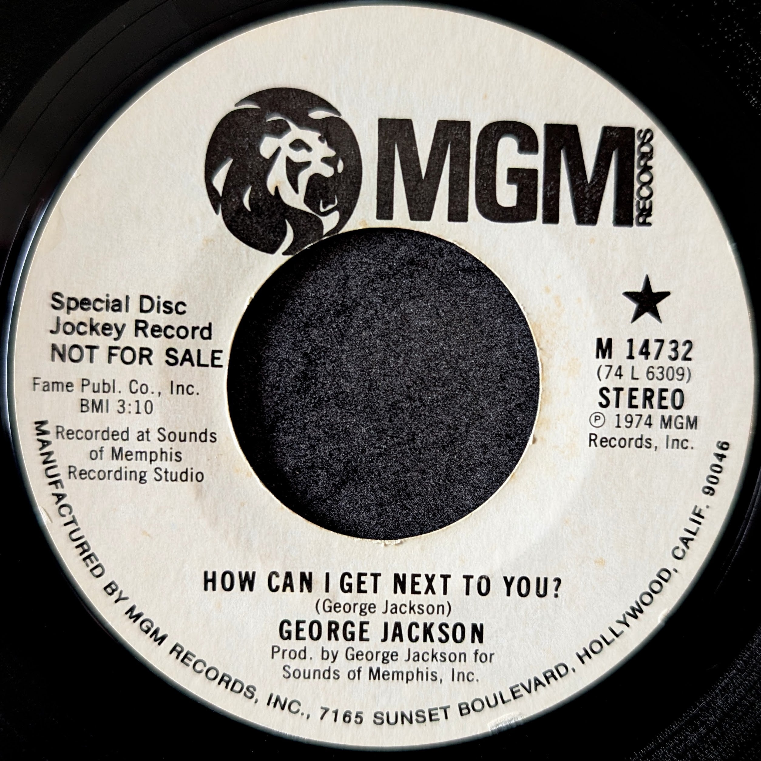 George Jackson-How can I get next to you?/ Willie Lump Lump