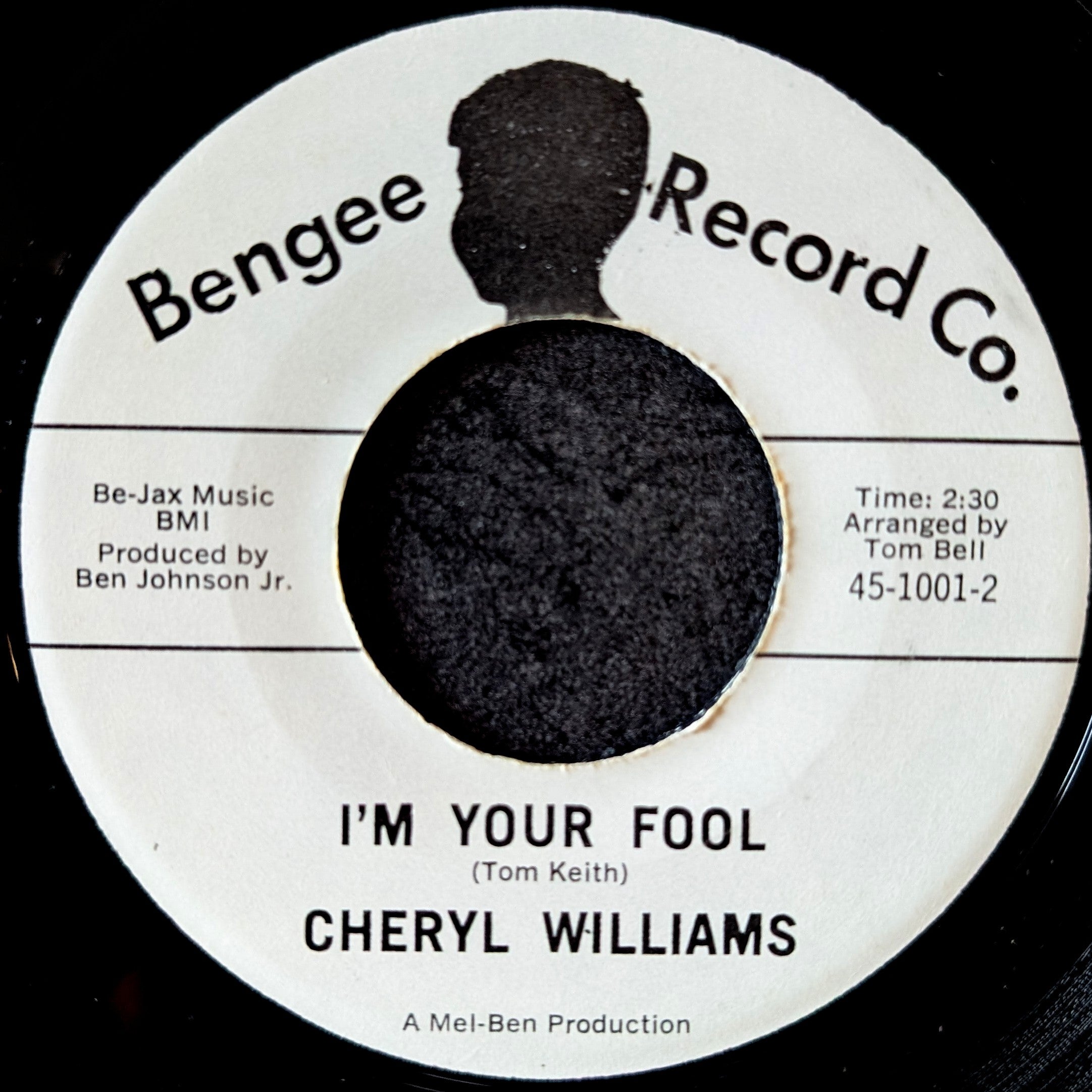 Cheryl Williams-Everybody's Happy but me/ I'm your fool