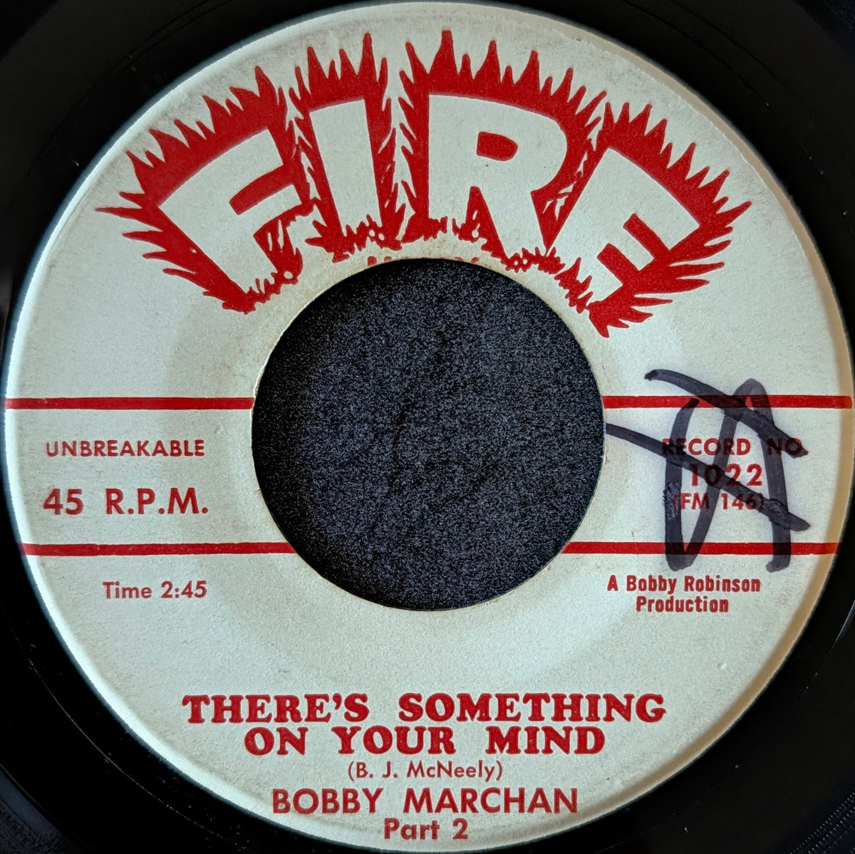 Bobby Marchan-There’s something on your mind/There's something on your mind
