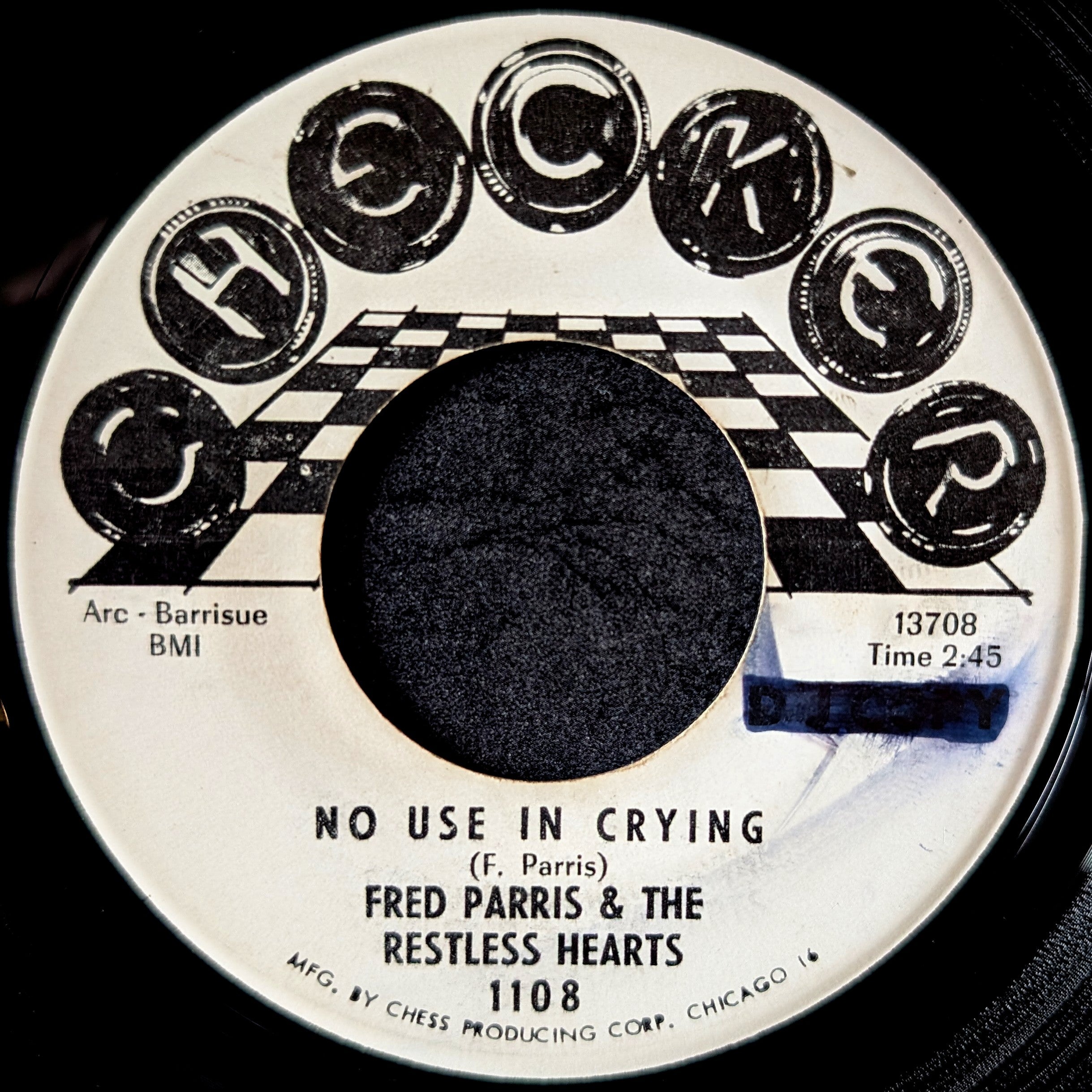 Fred Parris & The Restless Hearts-Walk a little faster/No use in crying