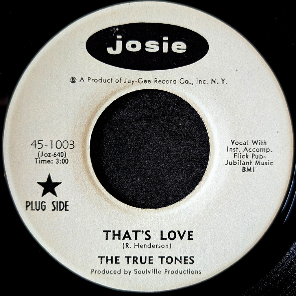 The True Tones-That's love/ He's got the nerve