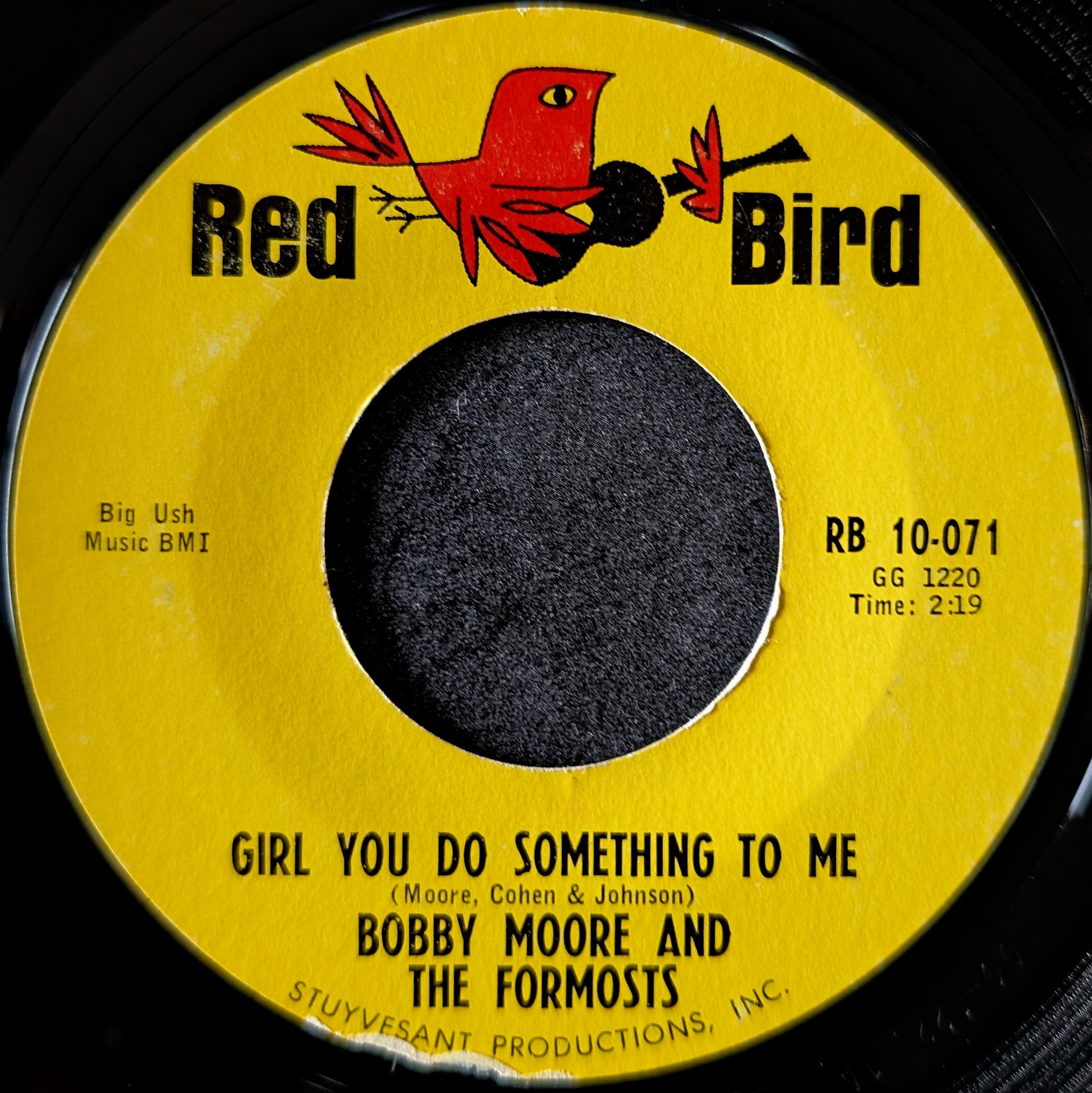 Bobby Moore and The Formosts-Girl you do something to me/It was a lie