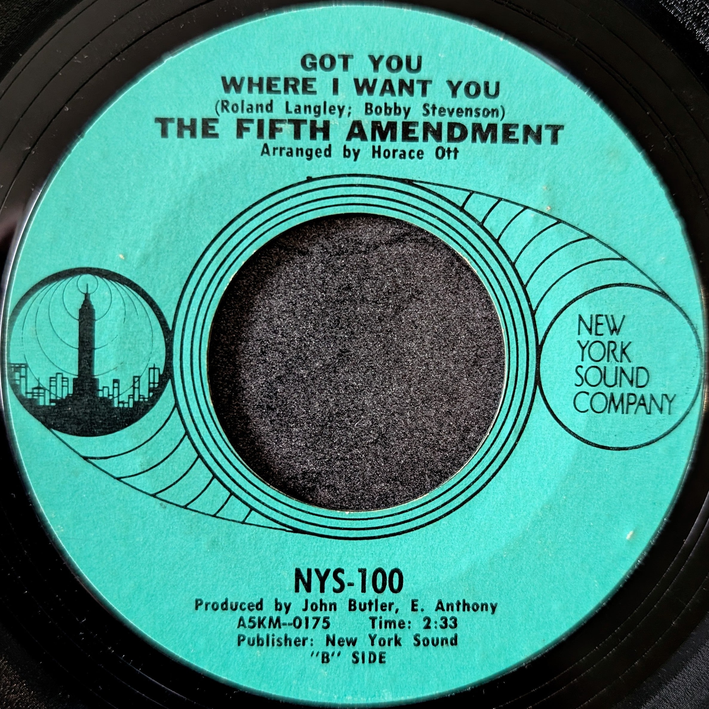 The Fifth Amendment-Please don't leave me now/Got you where I want you